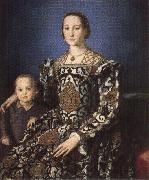 Portrait of Eleonora of Toledo with Her Son Giovanni de'Medici Agnolo Bronzino